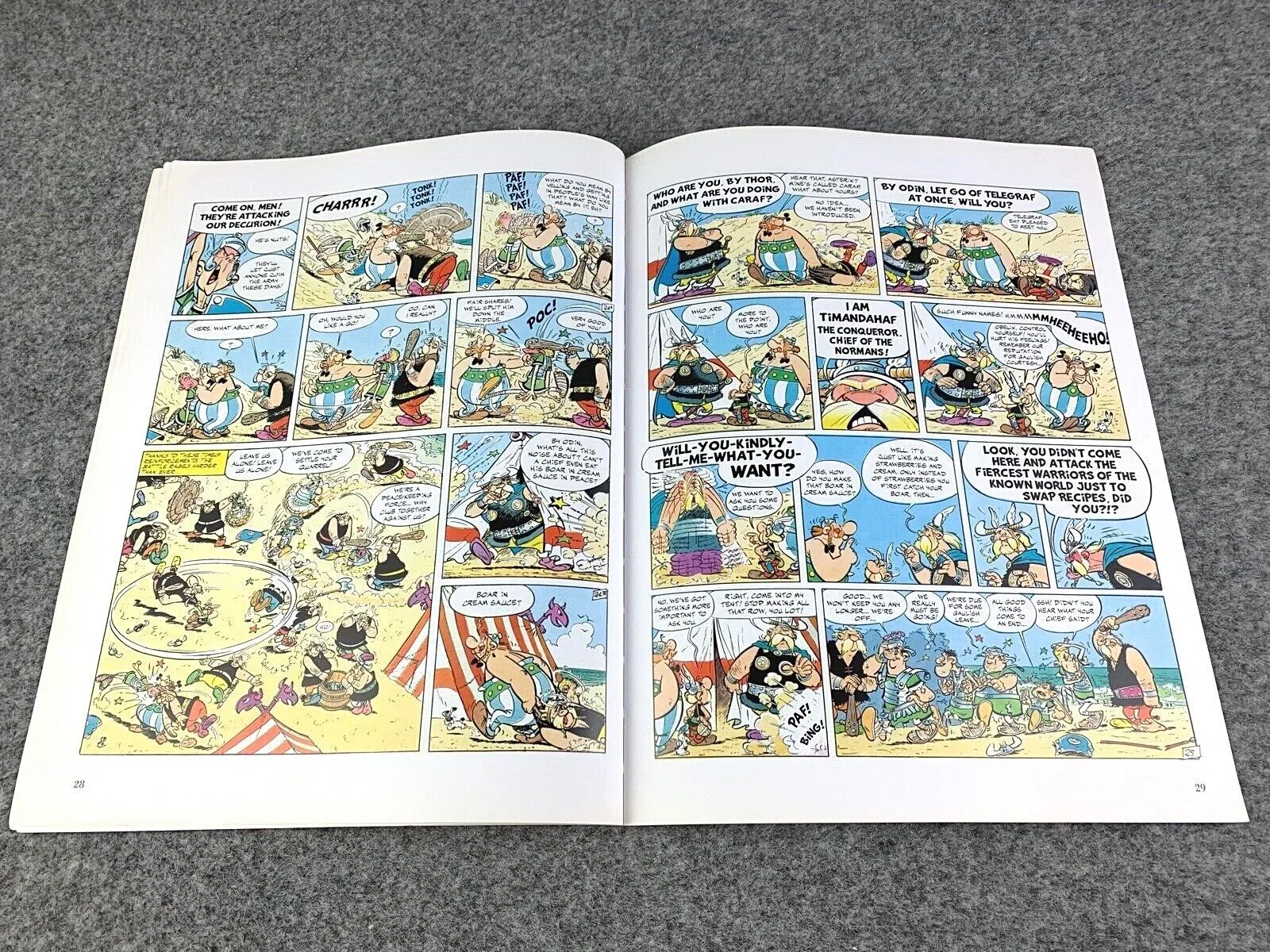 Asterix & Normans - 2000s Orion/Sphere UK Edition Paperback Book EO Uderzo