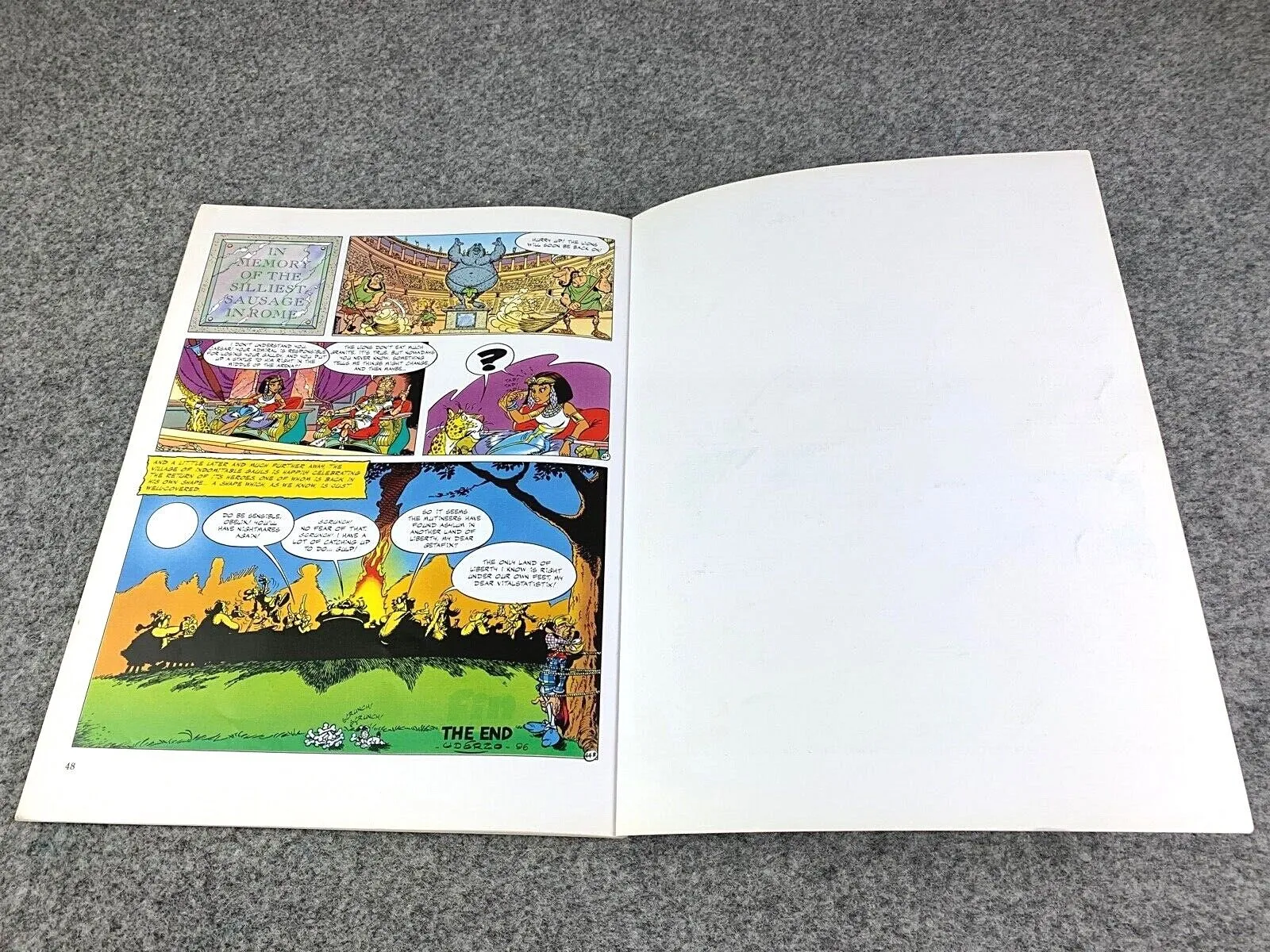 Asterix & Obelix All At Sea - 2000s Orion/Sphere UK Edition Paperback Book EO Uderzo