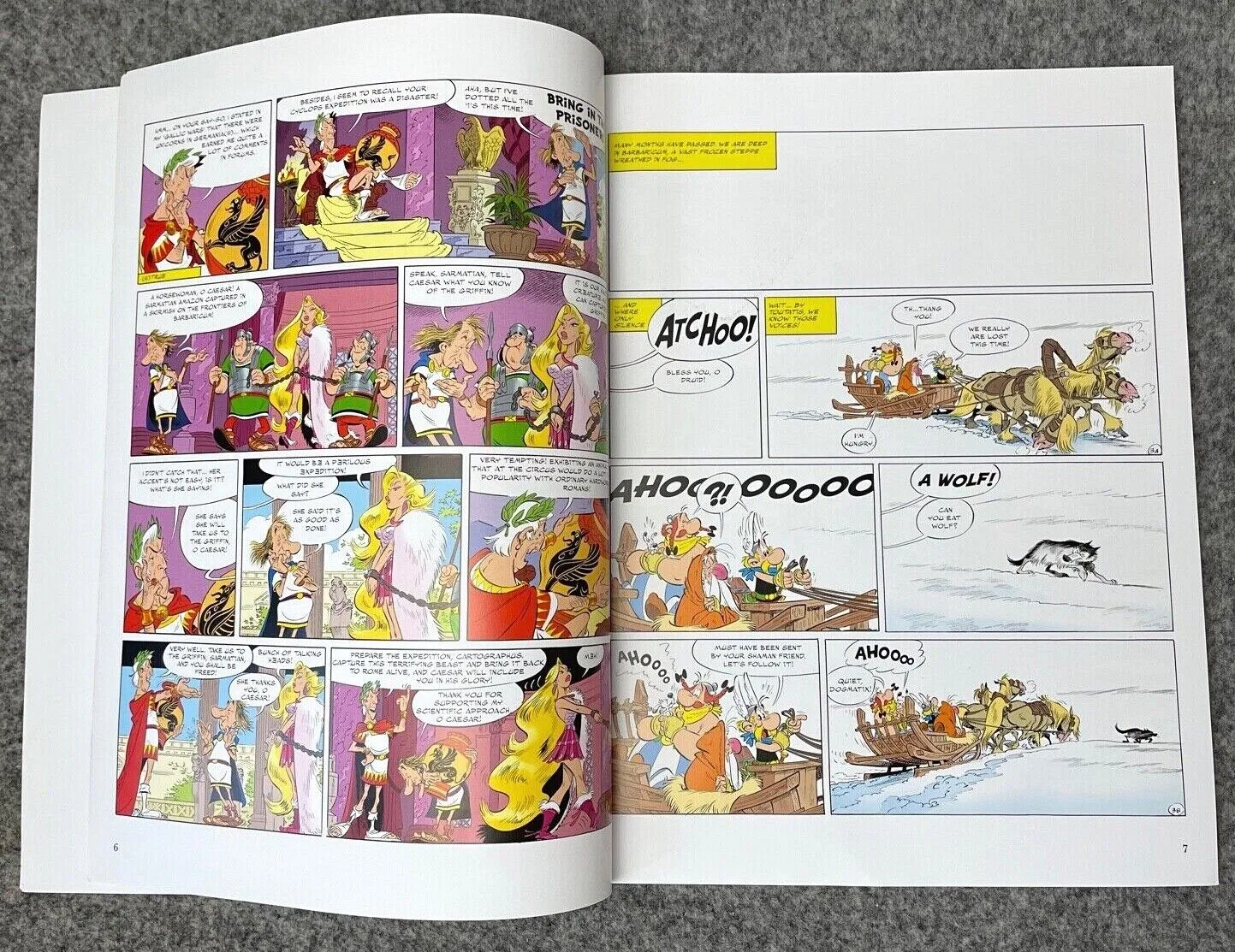 Asterix & The Griffin - 2000s Orion/Sphere UK Edition Paperback Book EO Uderzo