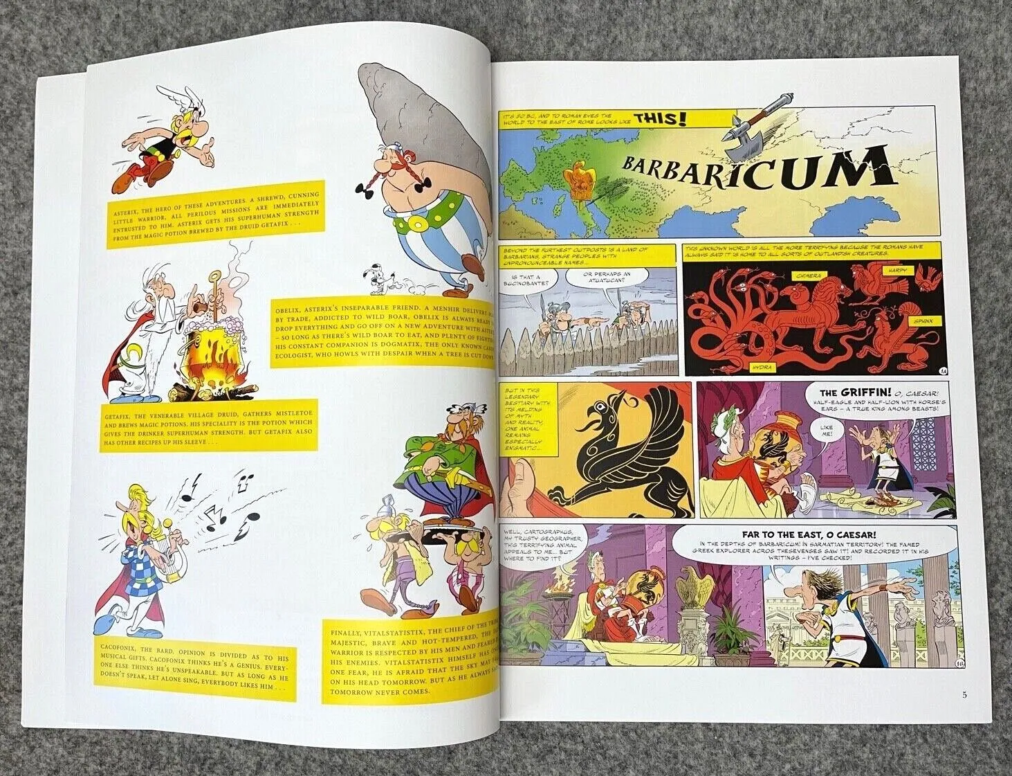 Asterix & The Griffin - 2000s Orion/Sphere UK Edition Paperback Book EO Uderzo
