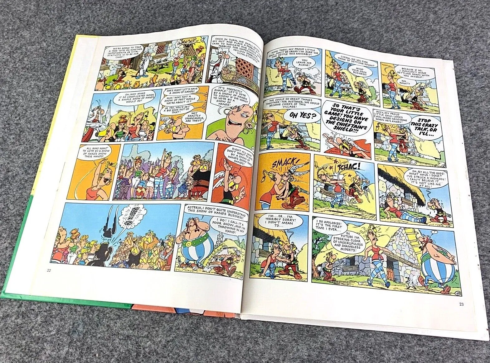 Asterix & the Secret Weapon 1991 Hodder 1st UK Edition Hardback Comic Book EO Uderzo