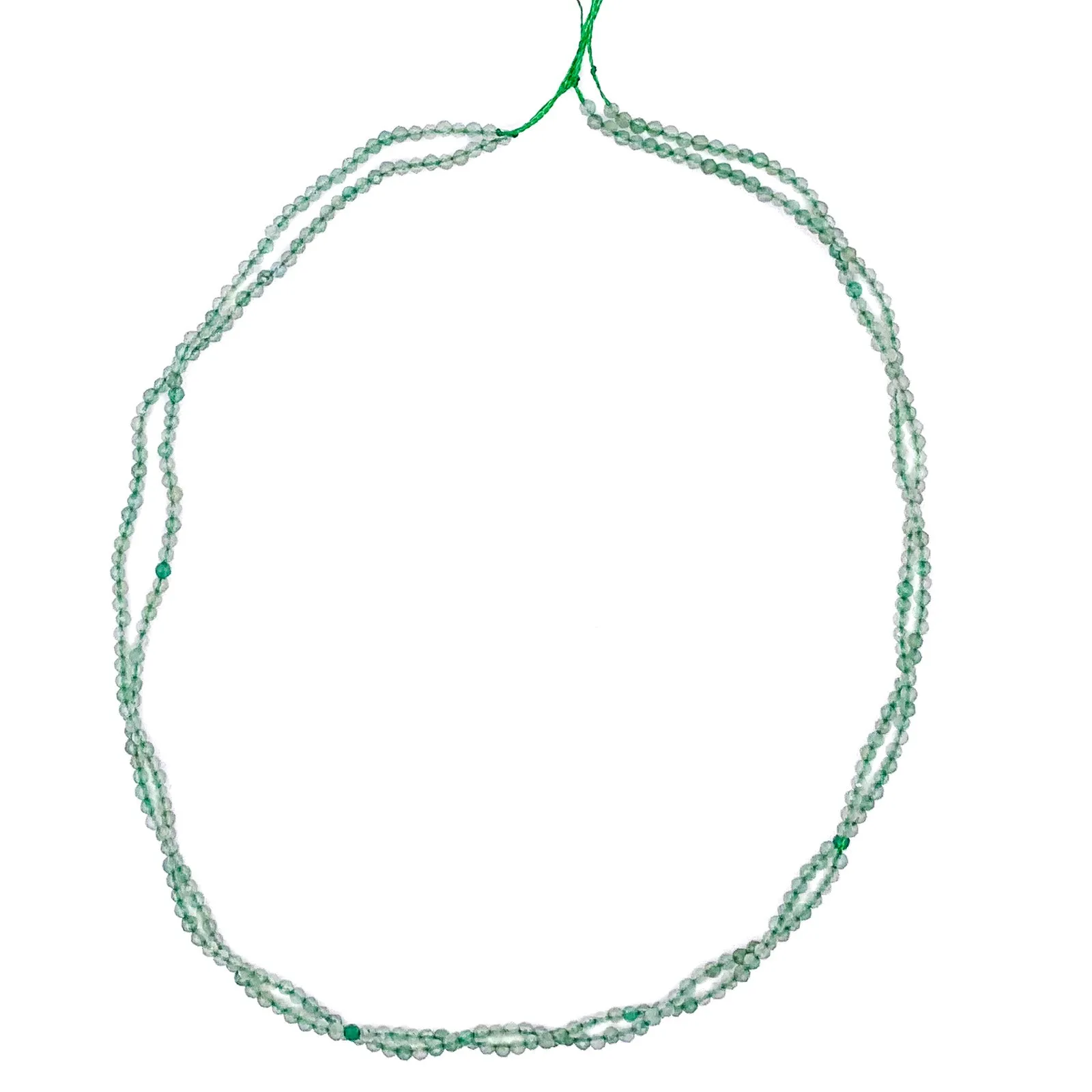 Aventurine Green 2.5mm Faceted Rounds Bead Strand
