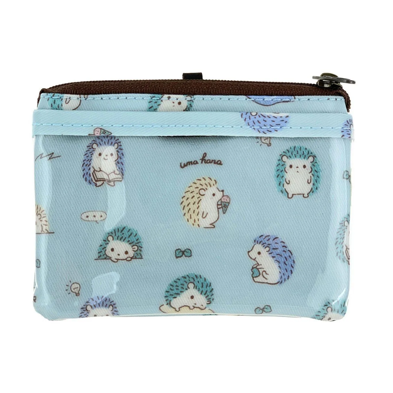 Baby Blue Hedgehog Card & Coin Purse