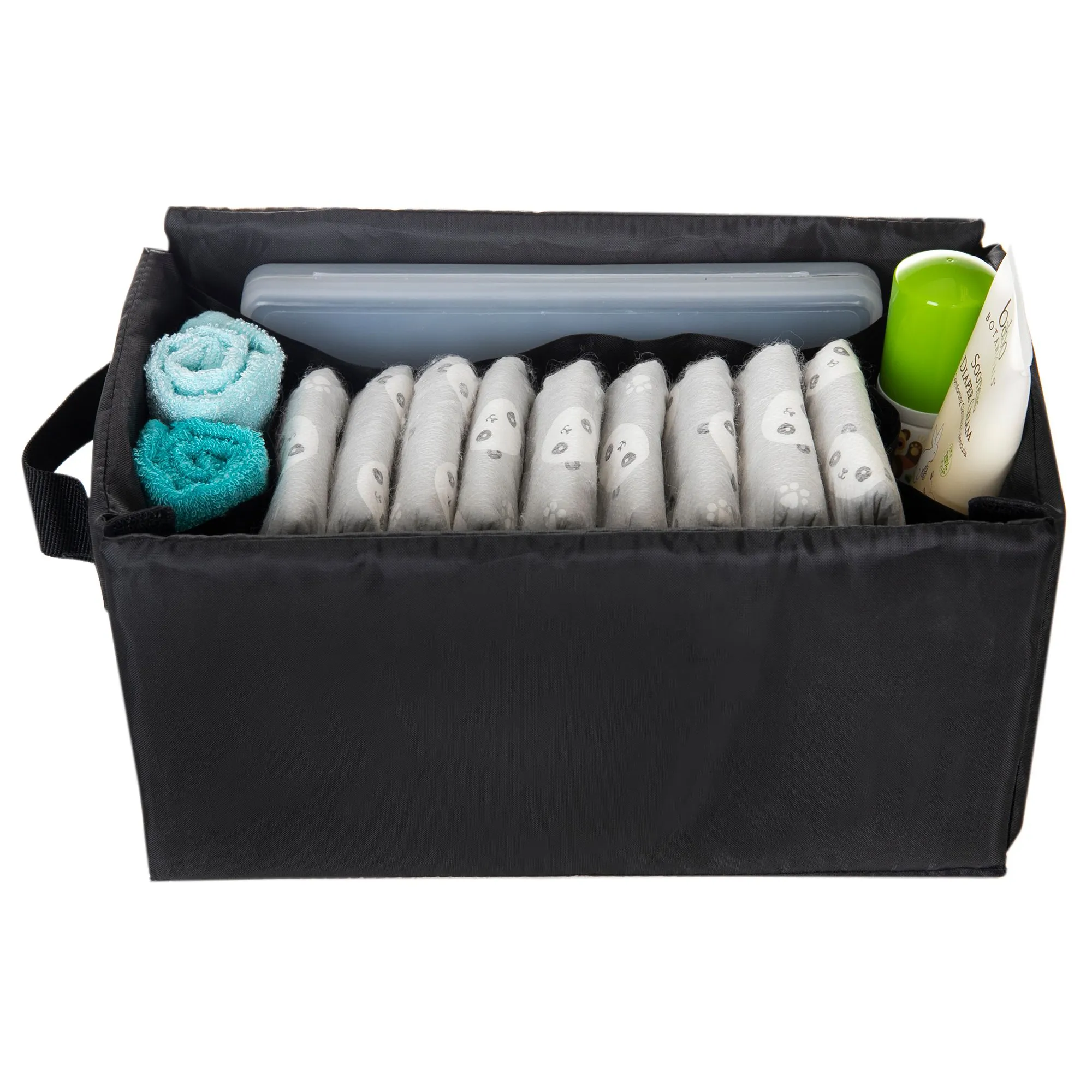 Baby Brezza Lucia Caddy Tray Diaper Bag - Graphite