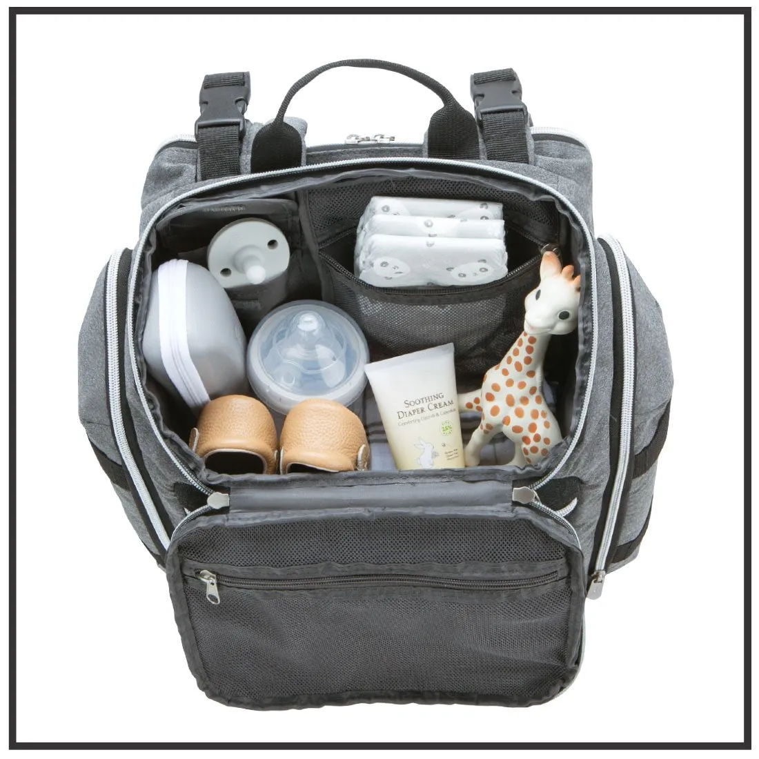 Baby Brezza Ultimate Changing Station Diaper Bag Backpack