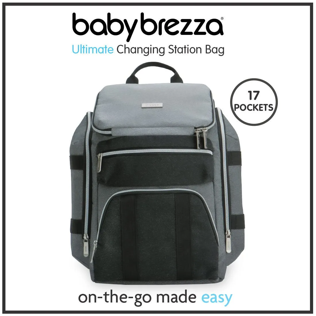 Baby Brezza Ultimate Changing Station Diaper Bag Backpack