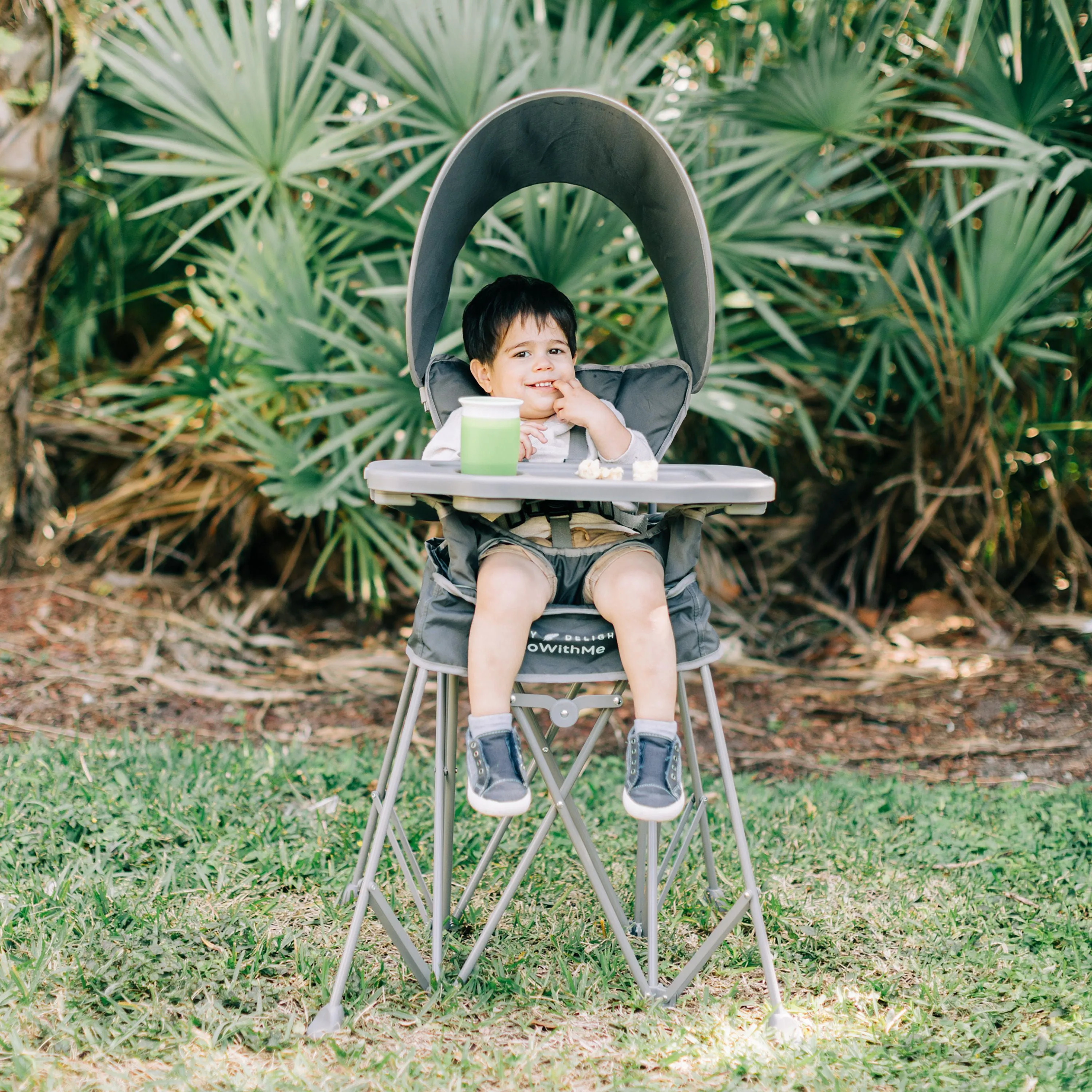 Baby Delight Go With Me Uplift Deluxe Portable High Chair with Canopy