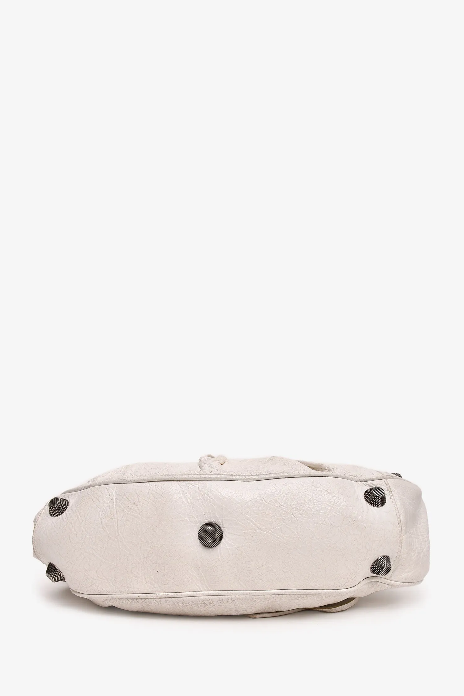 Balenciaga White Leather Le Cagole Small 2022 Shoulder Bag