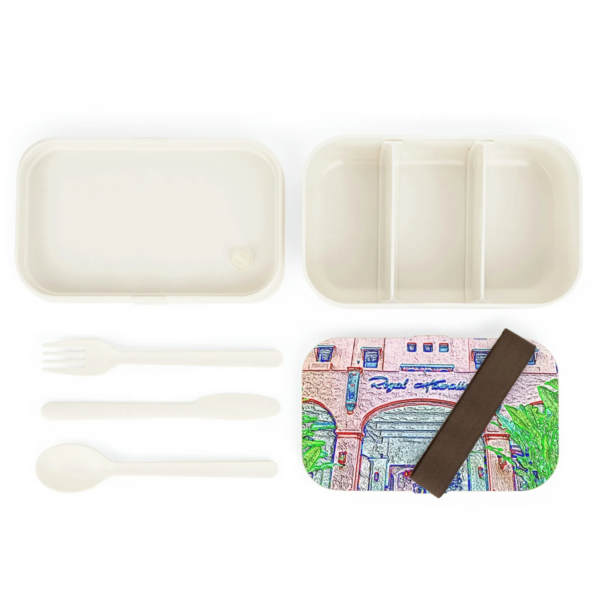 Bento Lunch Box ... "La Grande Entree" At: 'The Pink Palace' ... The Royal Hawai'ian ... Honolulu, HI ... '27Oct2014' ... Original Works ...