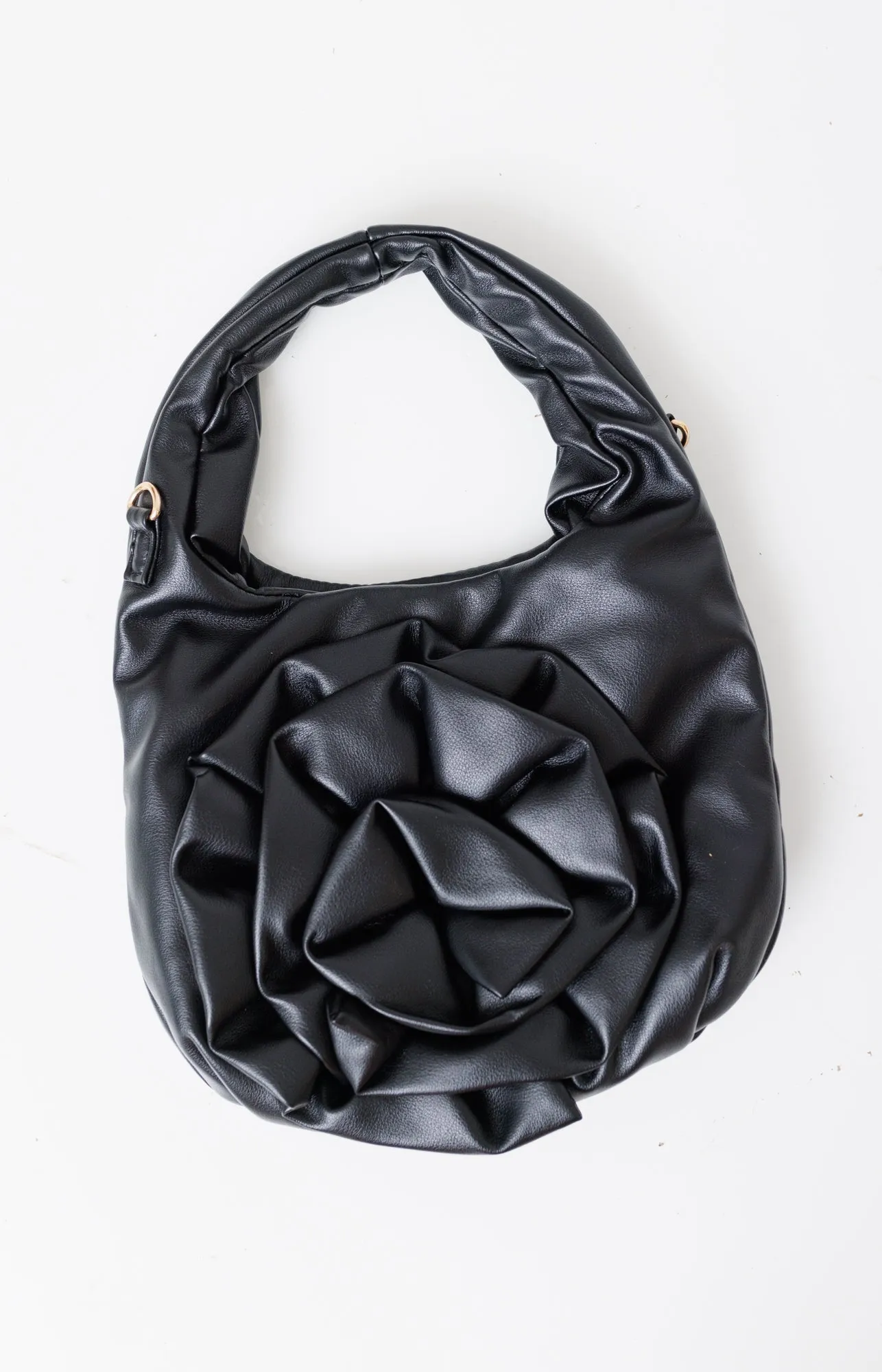 Born To Bloom Handle Bag, BLACK