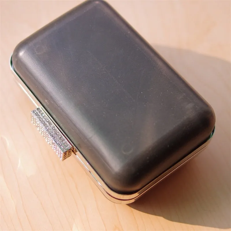 Box Purse Frame Clutch Bag Light Gold Glue-In Purse Frame 14cm x 9.5cm ( 5"x 4")