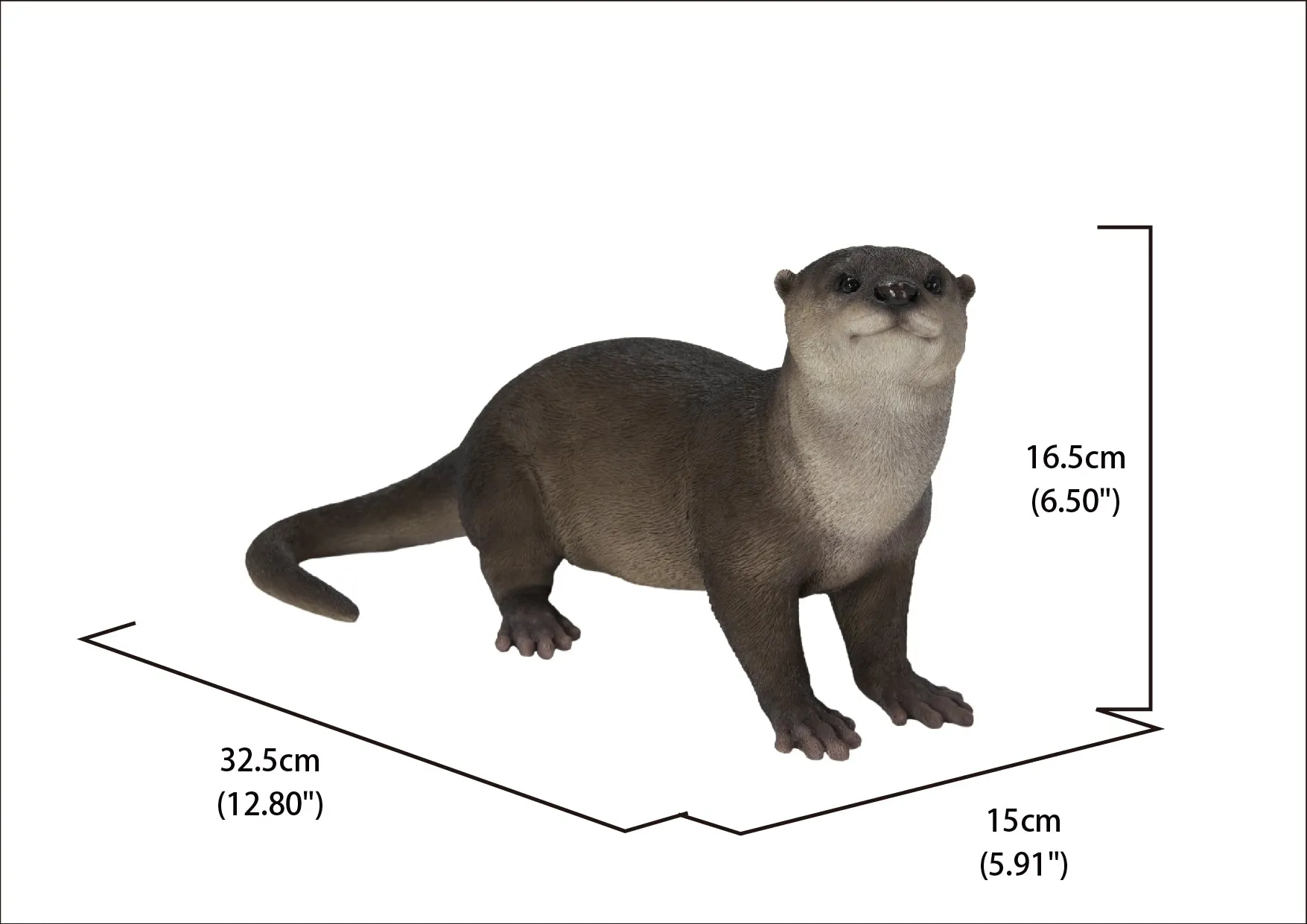 Brown Standing Otter