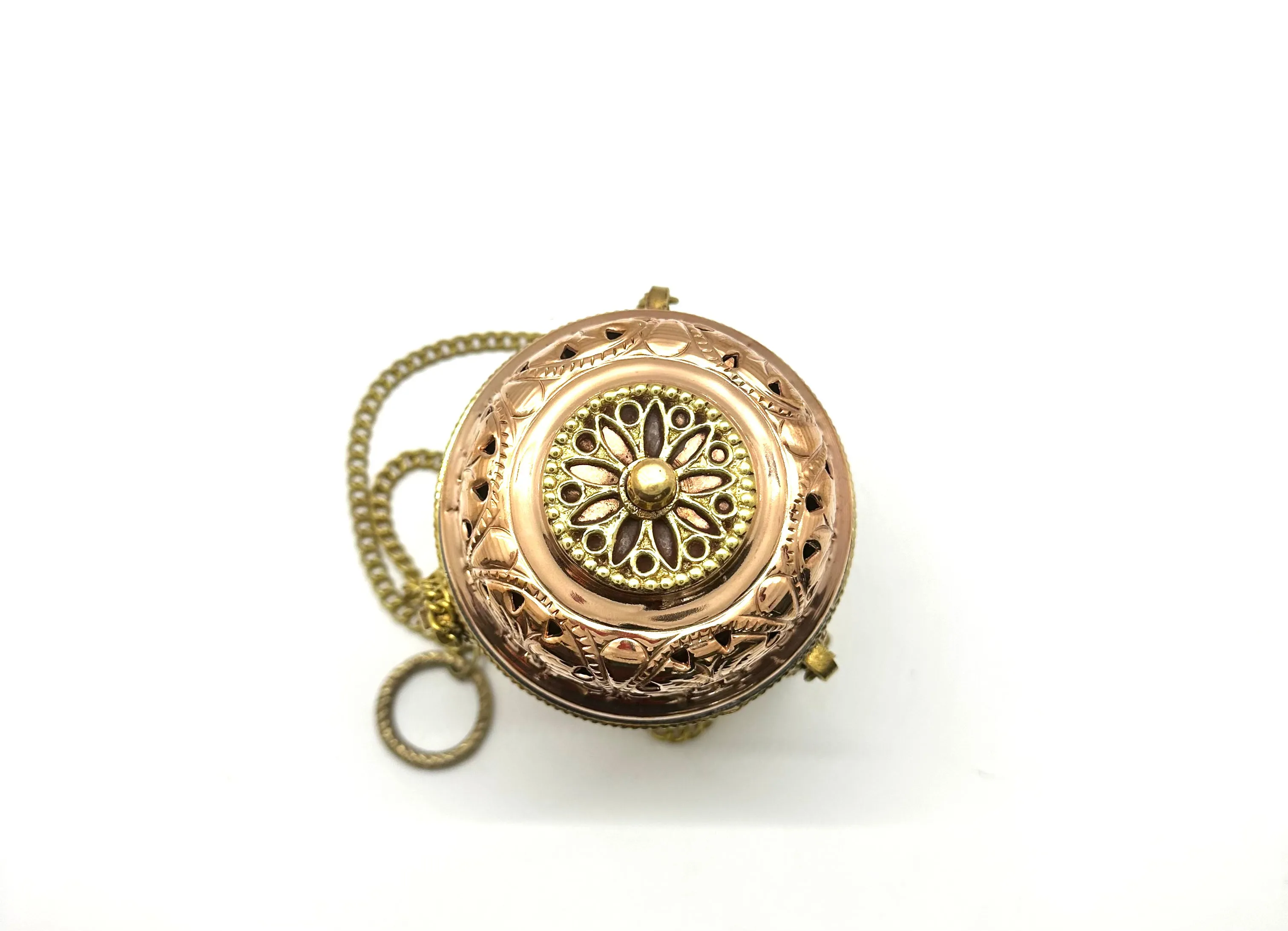 Burner: Hanging Tibetan copper censer