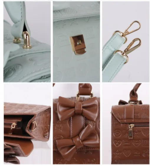 (Buyforme) Lovelylota~ Sweet Heart Embossed Chocolate Lolita Bag