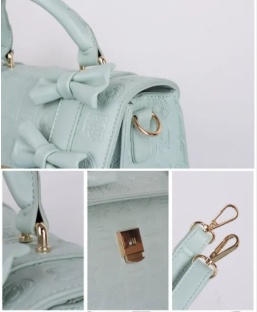 (Buyforme) Lovelylota~ Sweet Heart Embossed Chocolate Lolita Bag