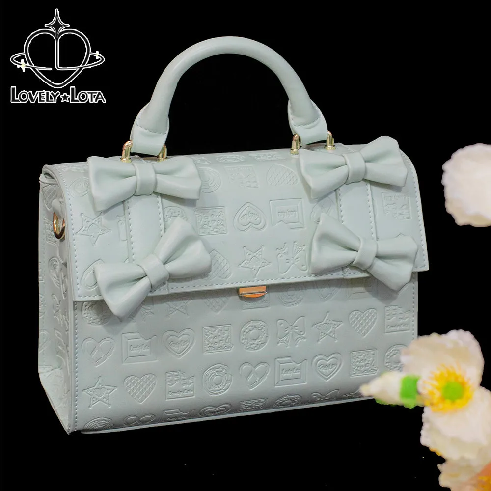 (Buyforme) Lovelylota~ Sweet Heart Embossed Chocolate Lolita Bag