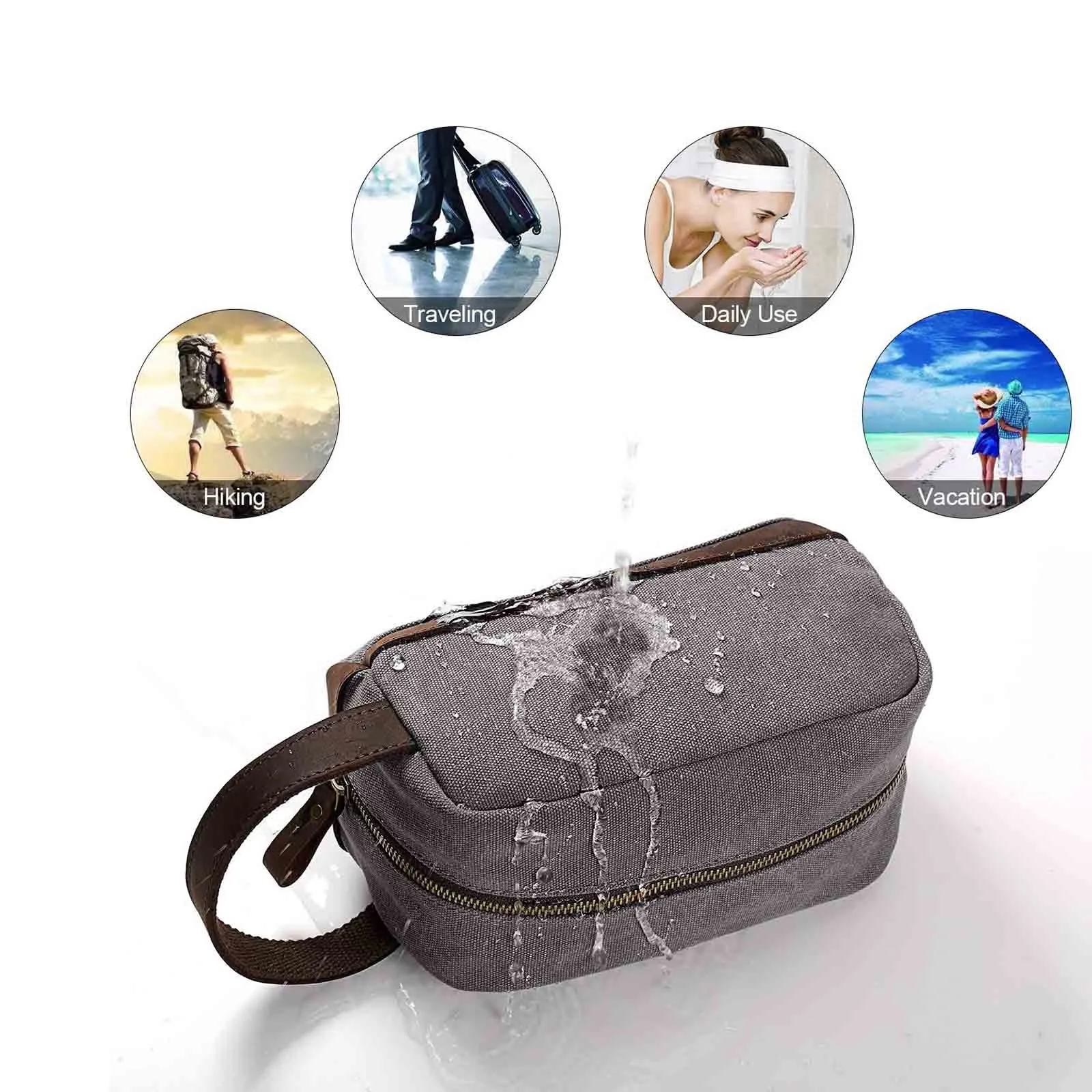 Canvas Toiletry Bag