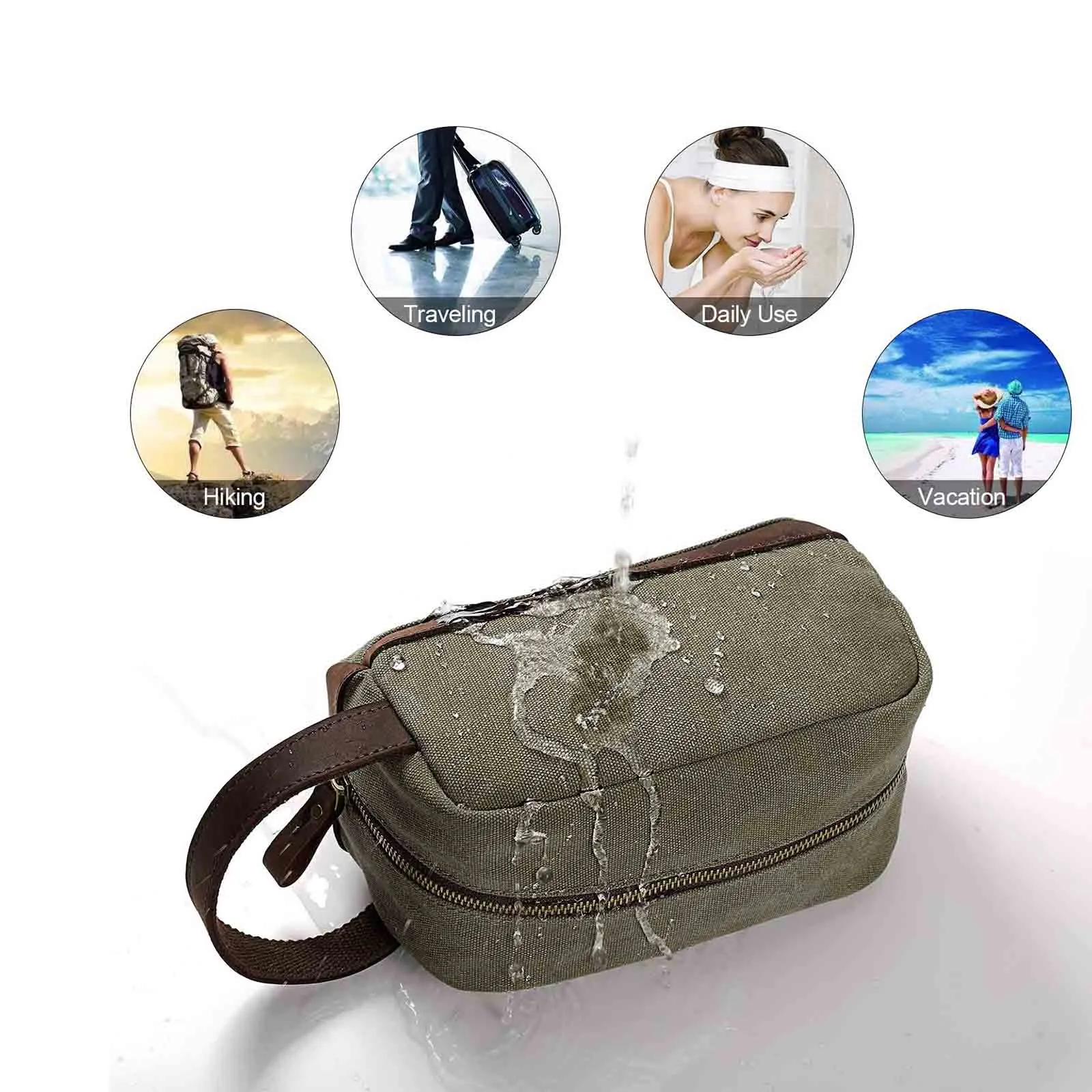 Canvas Toiletry Bag