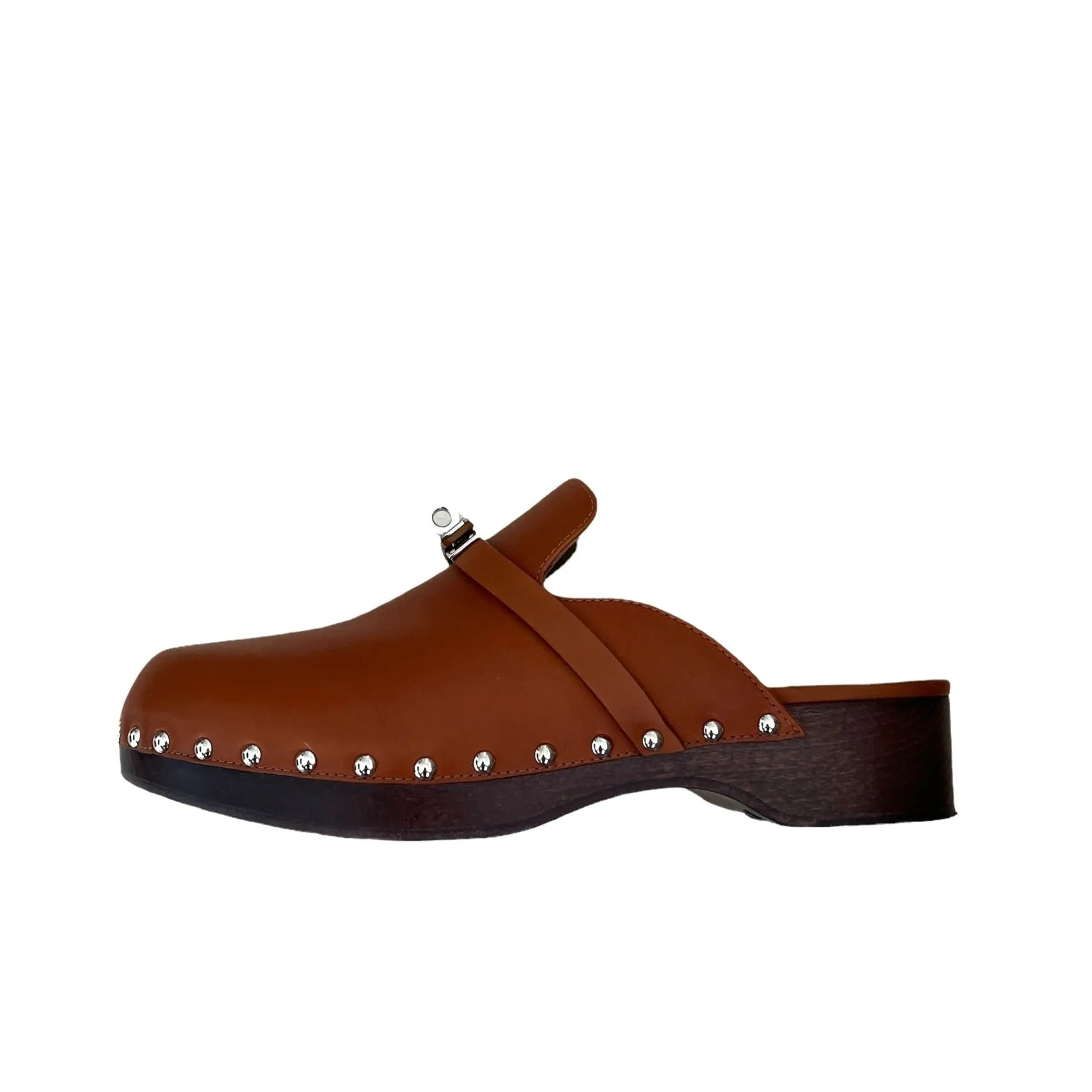 Carlotta Leather Clogs - 10
