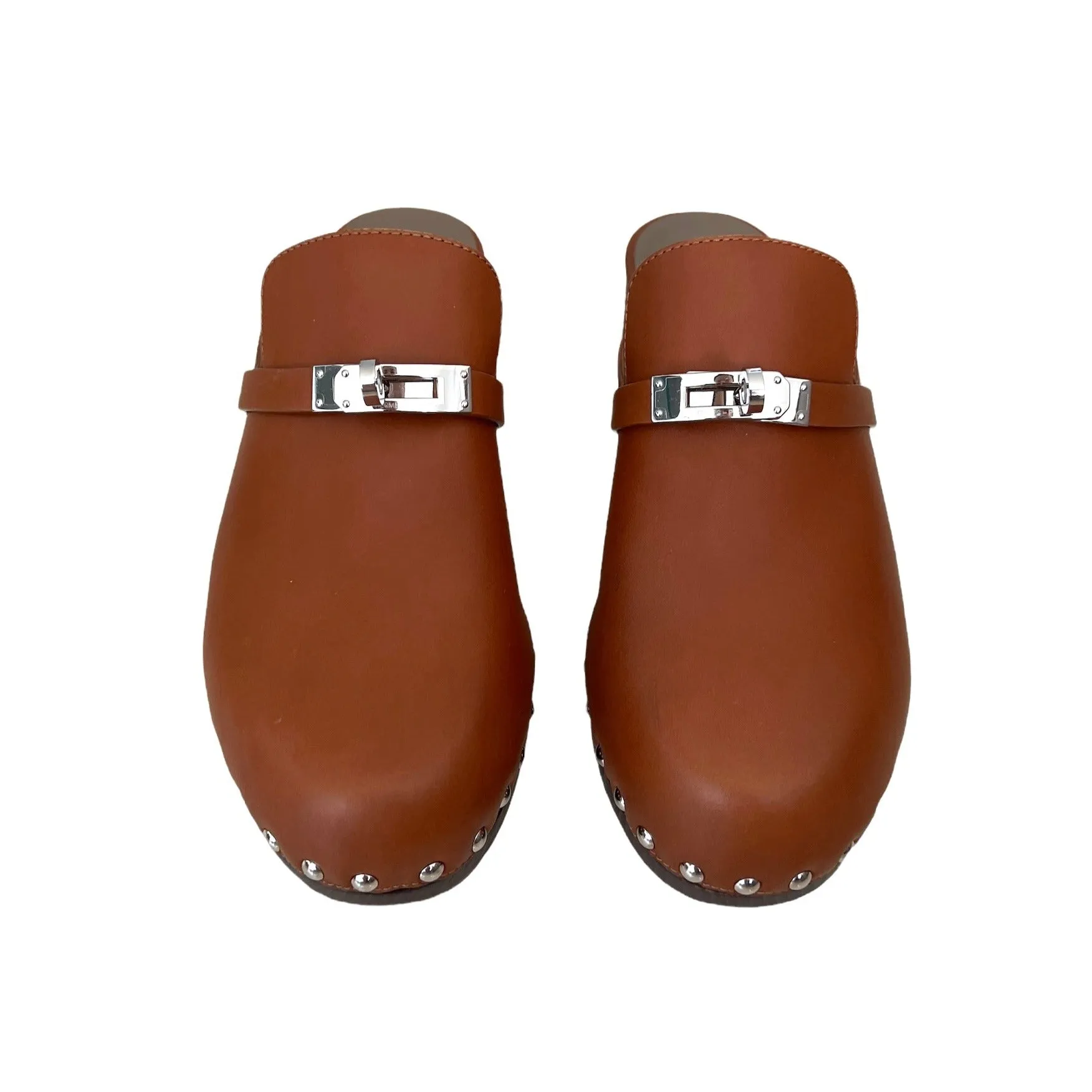 Carlotta Leather Clogs - 10