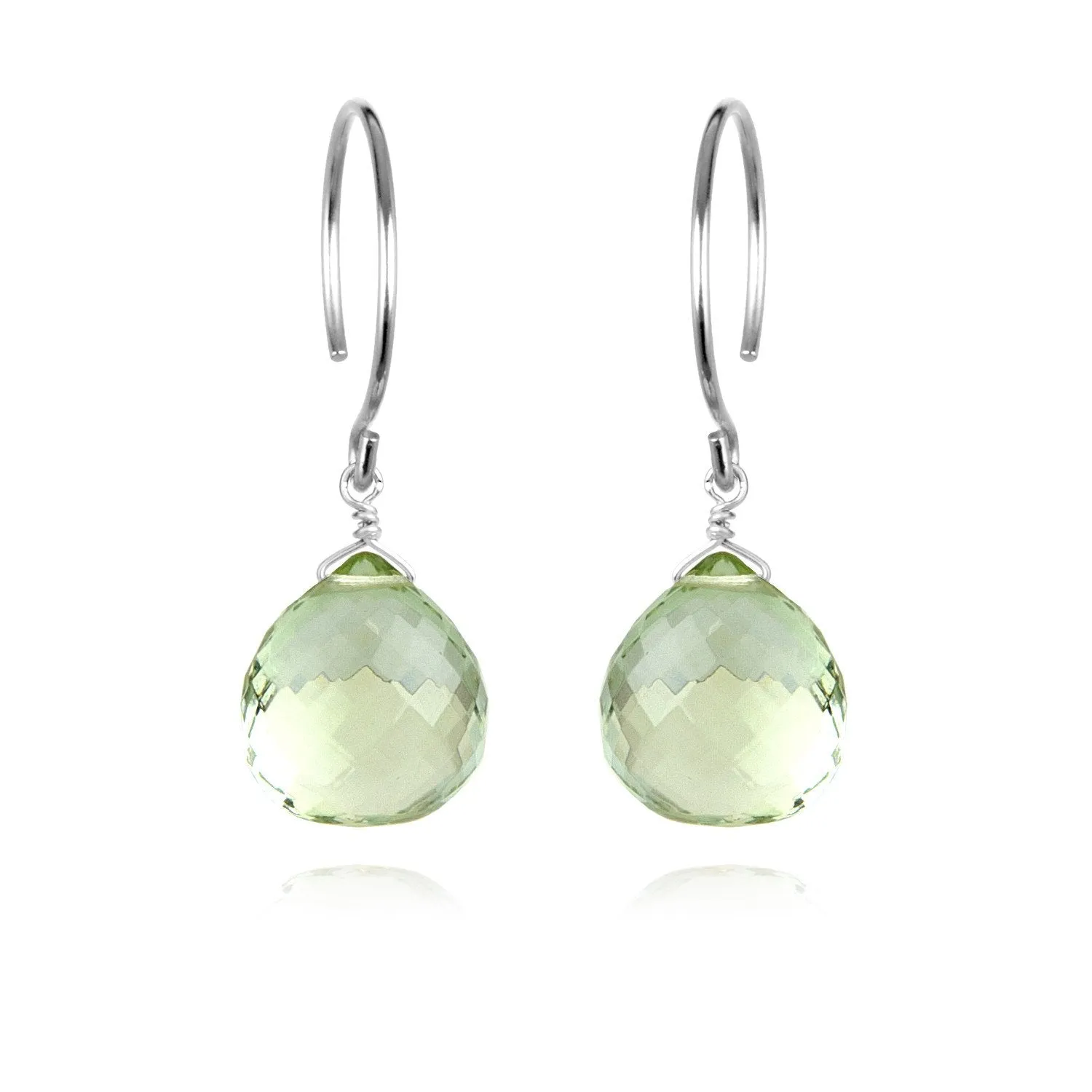 Catherine Earring-Green Amethyst