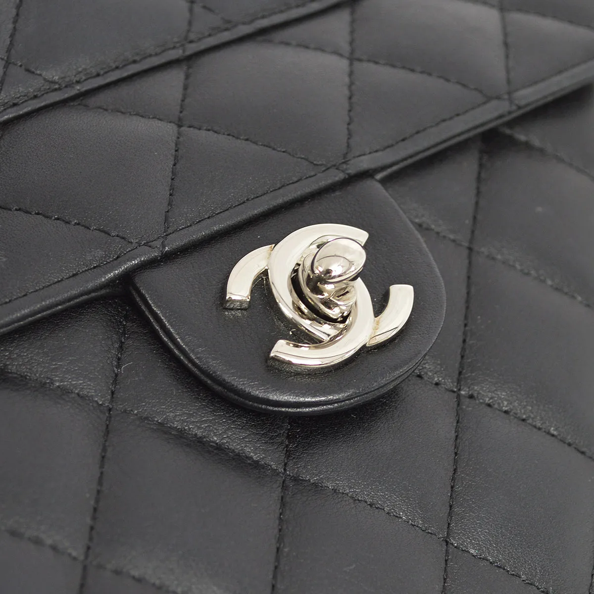 Chanel Black Calfskin Cambon Ligne Camera Bag Large