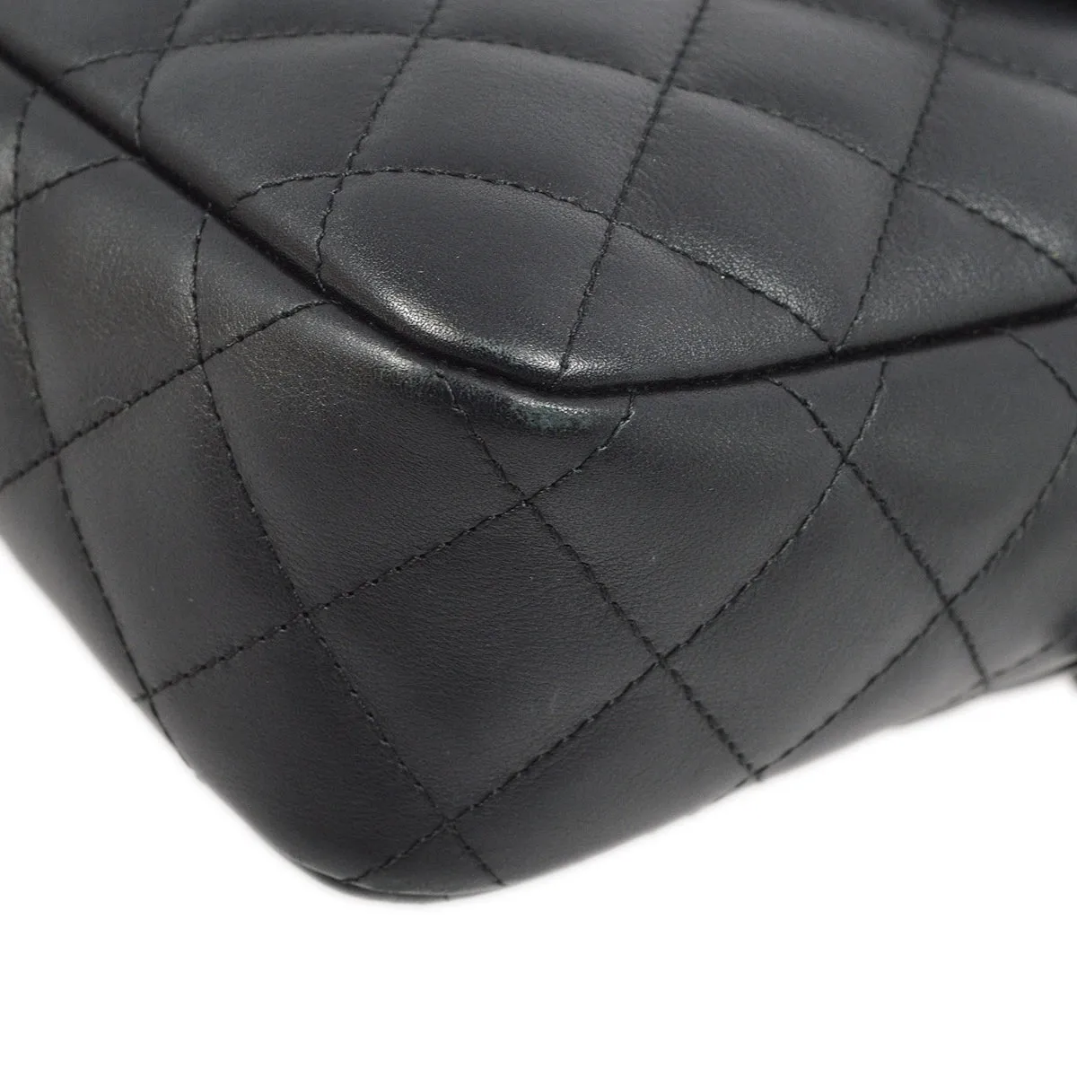 Chanel Black Calfskin Cambon Ligne Camera Bag Large