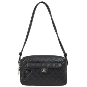 Chanel Black Calfskin Cambon Ligne Camera Bag Large
