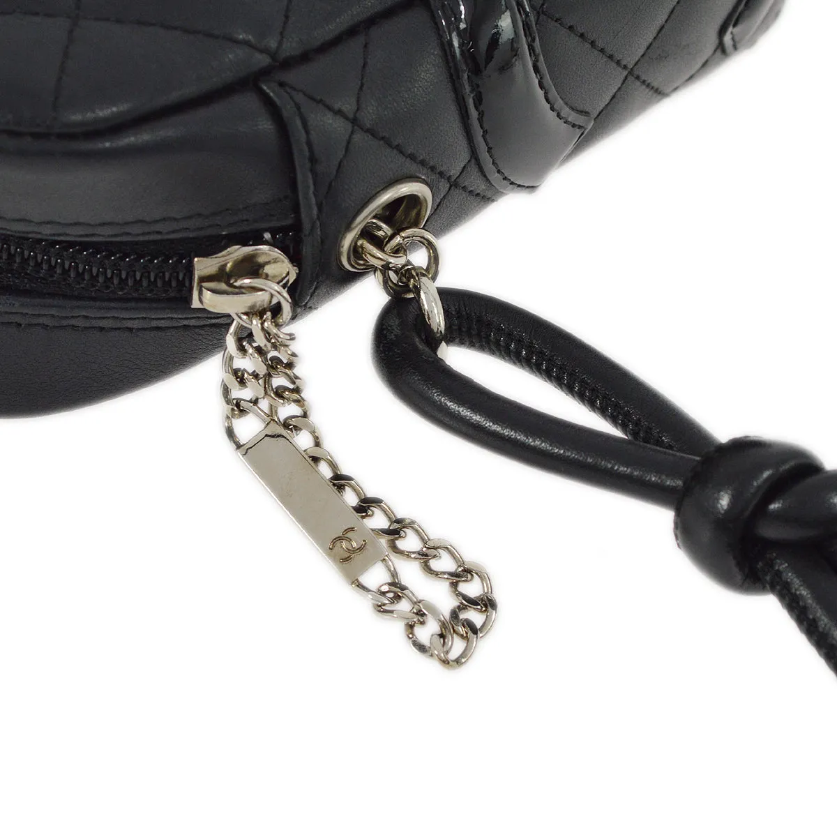 Chanel Black Calfskin Cambon Ligne Camera Bag Large