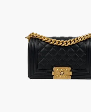 Chanel Boy Small Black Lambskin