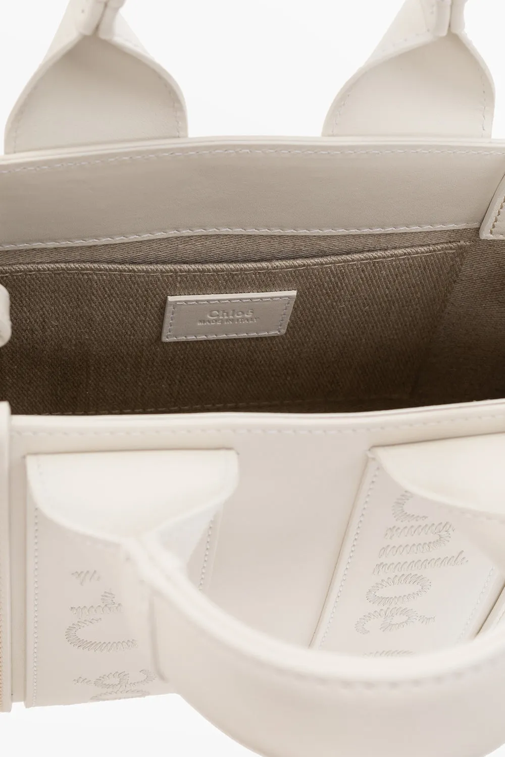 CHLOÉ MINI WOODY TOTE BAG