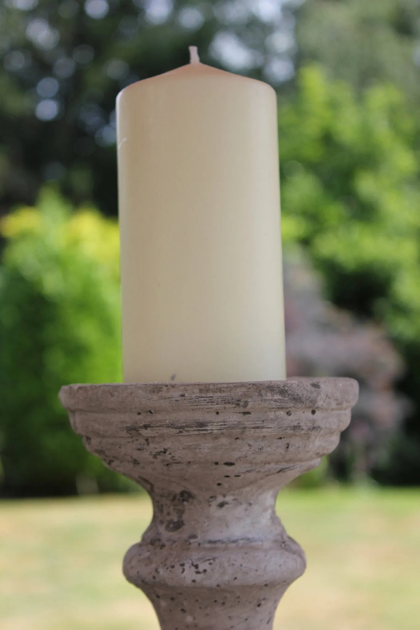 Classic Church Candle - Antique White