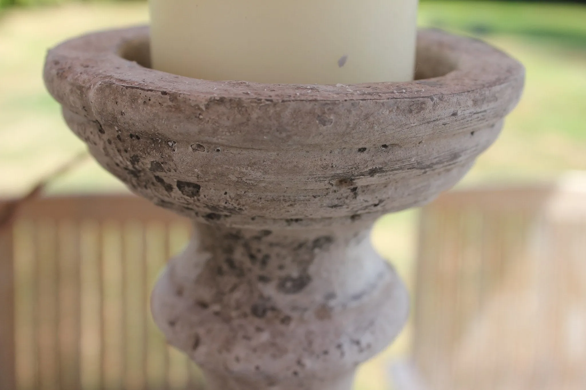 Classic Church Candle - Antique White