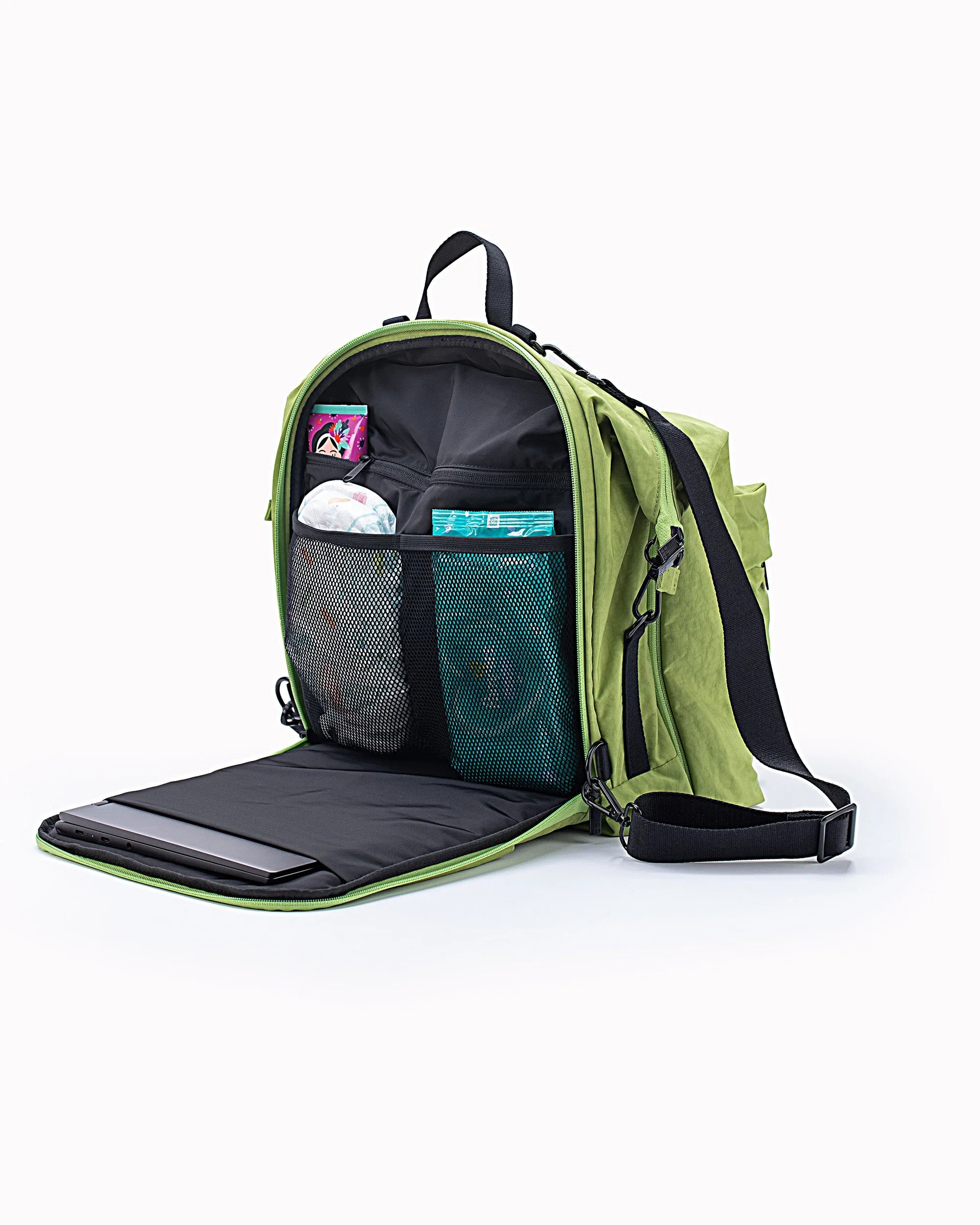 Classic Diaper Bag | Green Apple Nylon