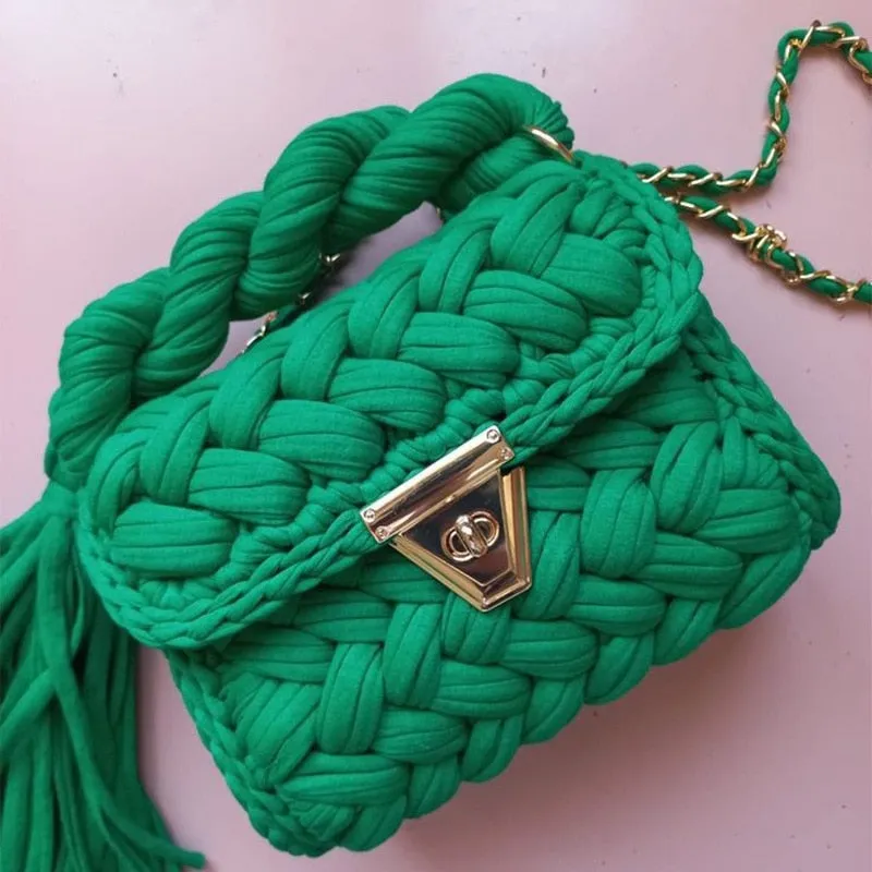 Color Multi  Craft  Beach Hand Bag