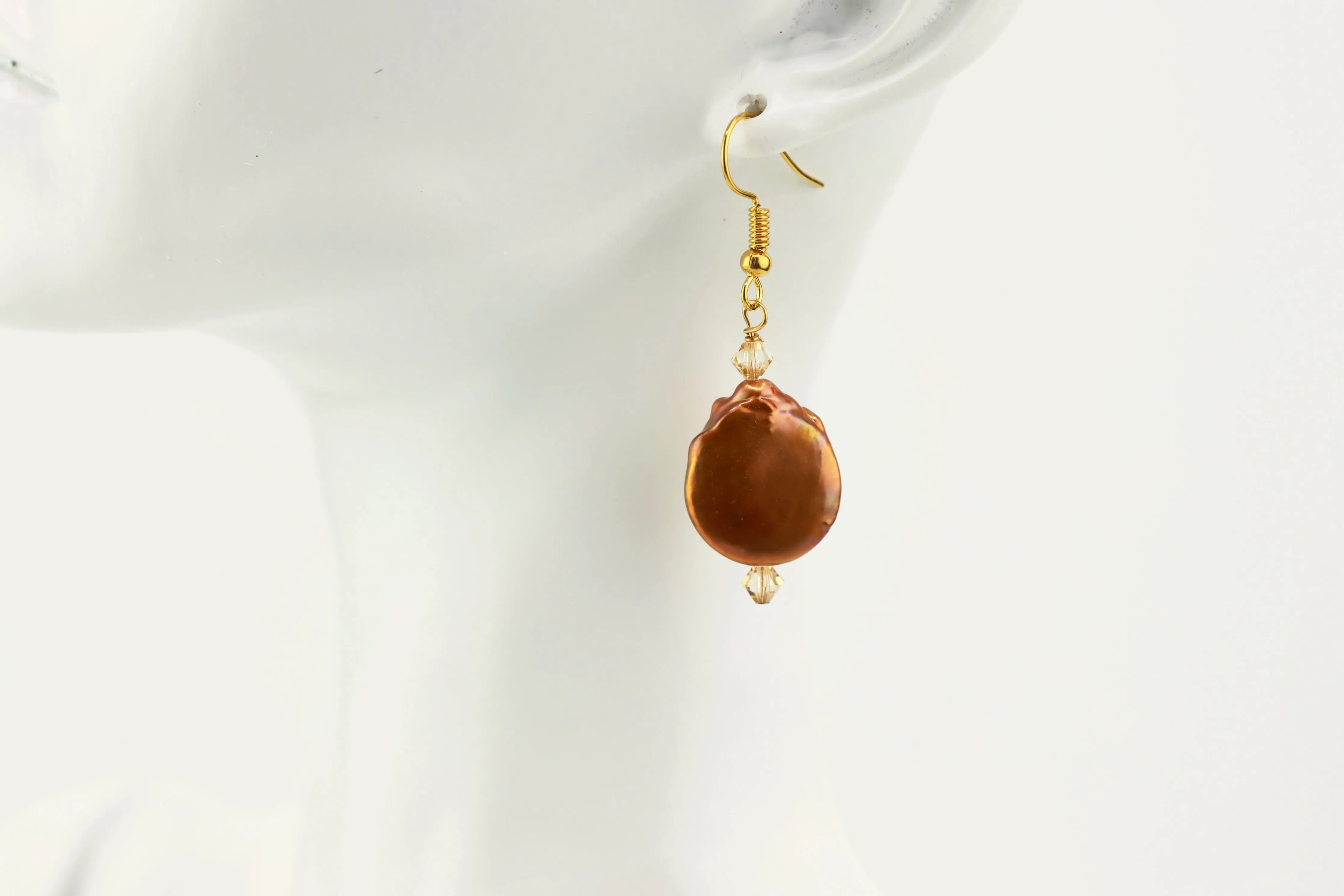 Copper Circles Earrings