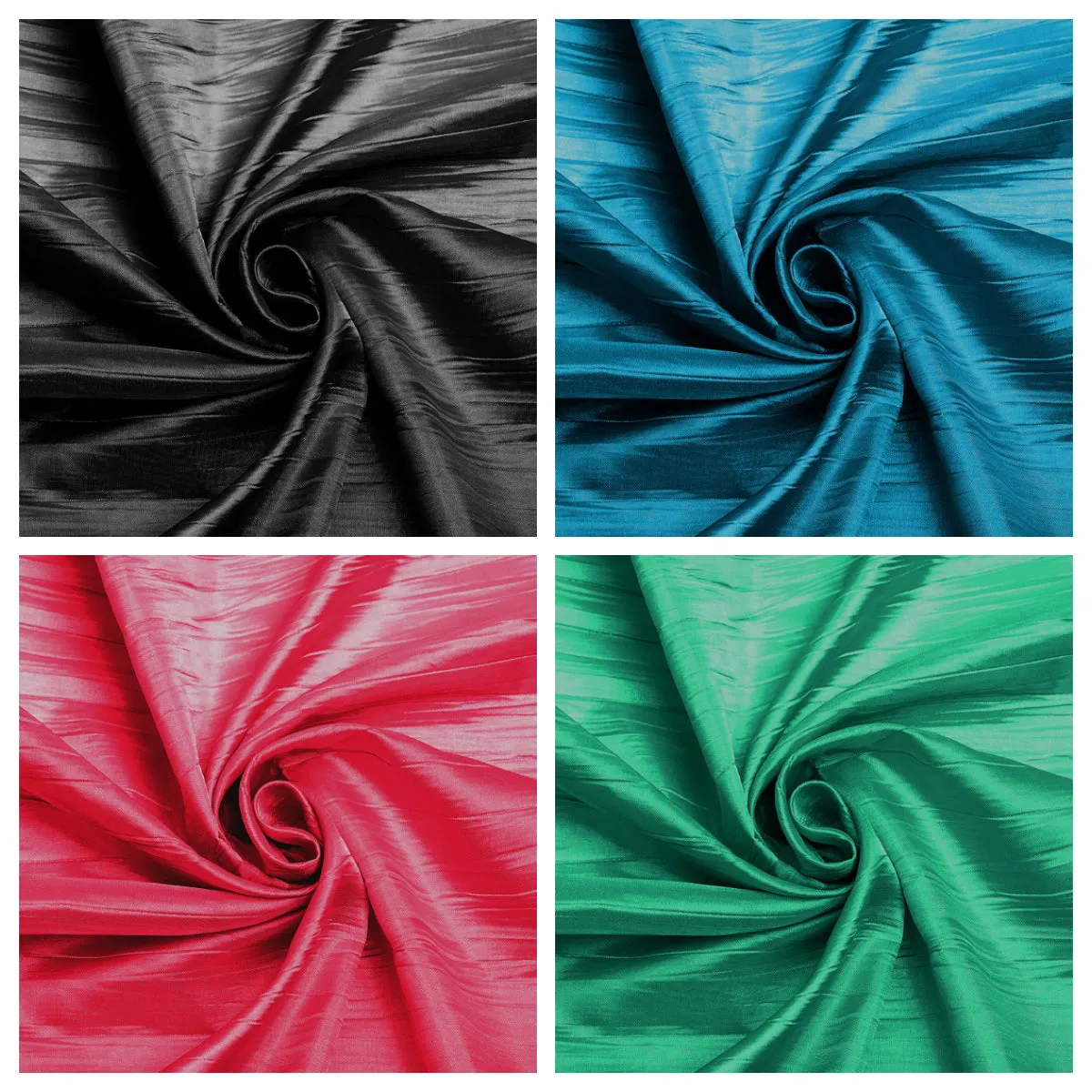 CRUSHED TAFFETA (by the yard)