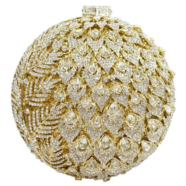 Crystal Ball Evening Clutch Bag