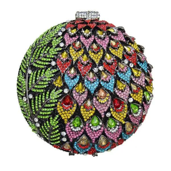 Crystal Ball Evening Clutch Bag