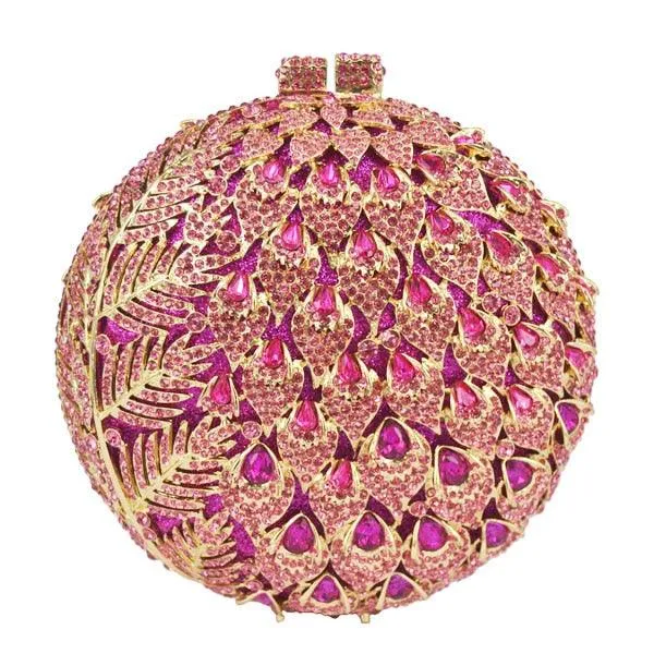 Crystal Ball Evening Clutch Bag