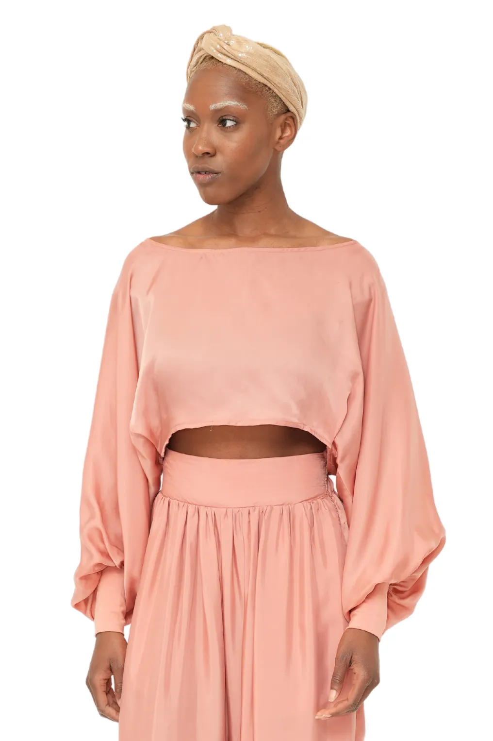Cupro Fab Sleeve Blouse