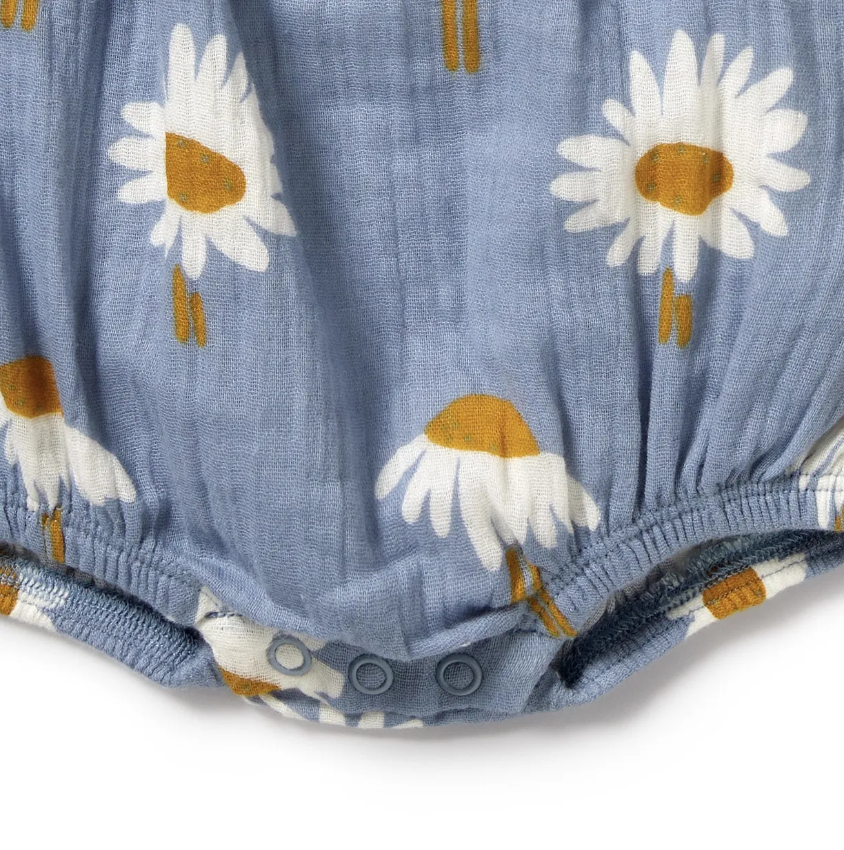 Daisy Floral Organic Crinkle Bodysuit