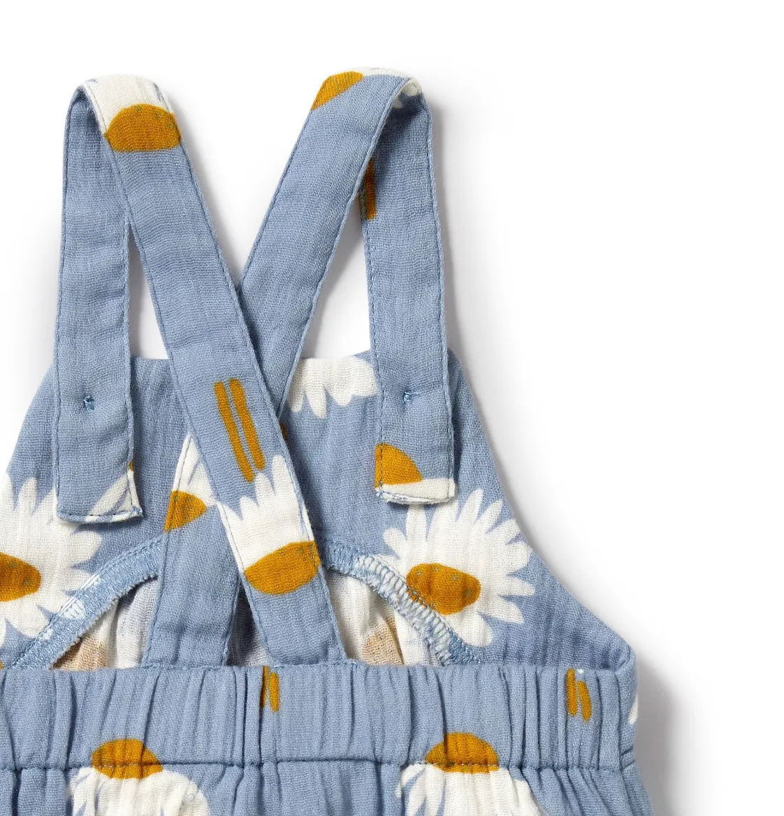 Daisy Floral Organic Crinkle Bodysuit