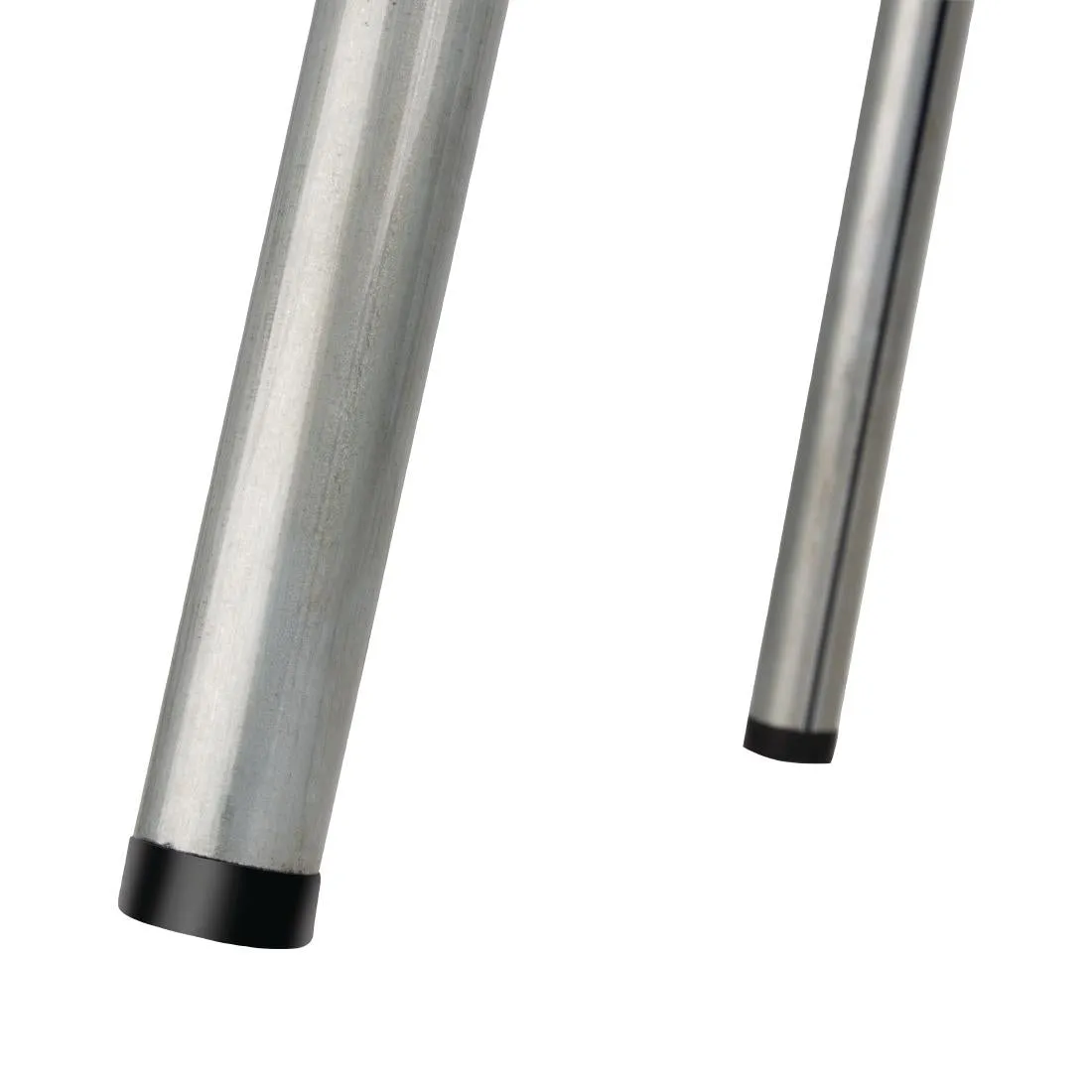 DE478 Bolero Galvanised Steel Stools with Wooden Seatpad (Pack of 4)