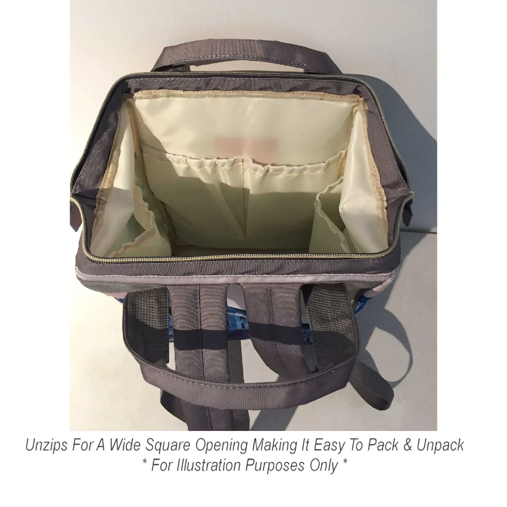 Designer Diaper Bag African American Baby Girl With Bow and Polka Dots