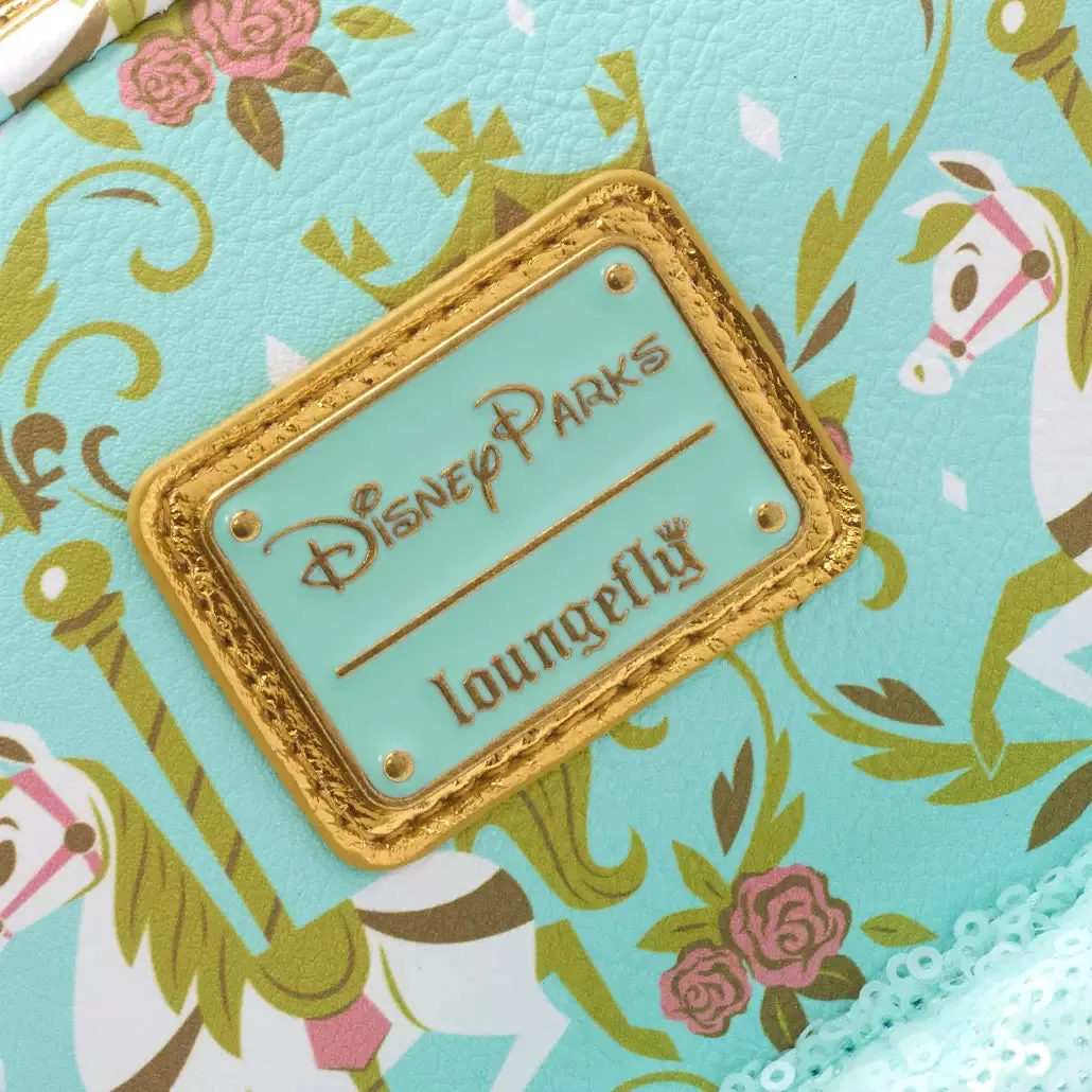 Disney Parks Mini Backpack Ears Key Set Prince Charming Carousel Loungefly