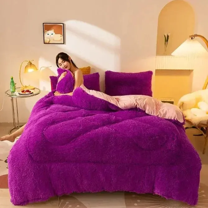 Double Thick Soft Blankets - Made of Luxurious Sheep Wool