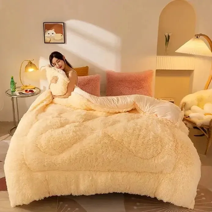 Double Thick Soft Blankets - Made of Luxurious Sheep Wool