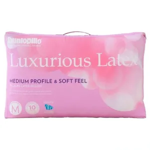 Dunlopillo Luxurious Latex Medium Profile & Soft Feel Pillow