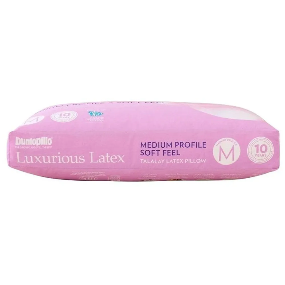 Dunlopillo Luxurious Latex Medium Profile & Soft Feel Pillow